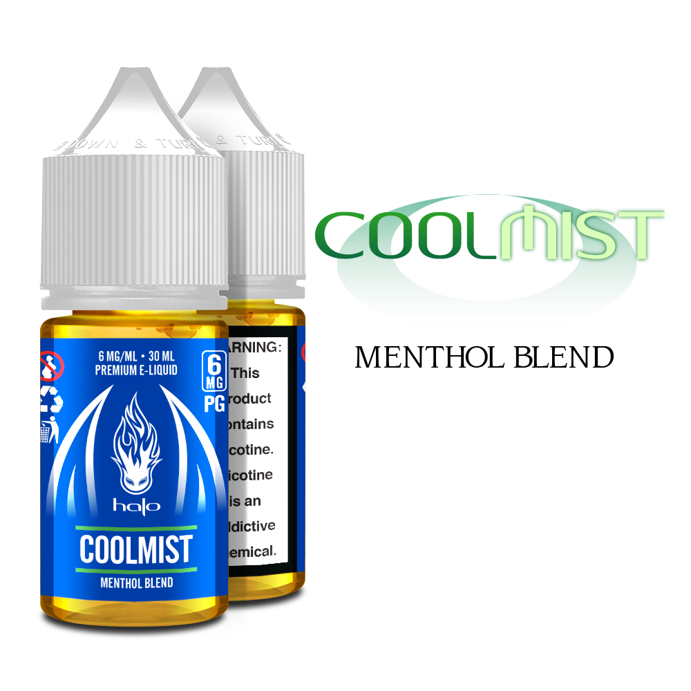 CoolMist E-Liquid | Smooth Menthol | Halo | Vaprzon Global CoolMist E-Liquid | Smooth Menthol | Halo | Vaprzon Global
