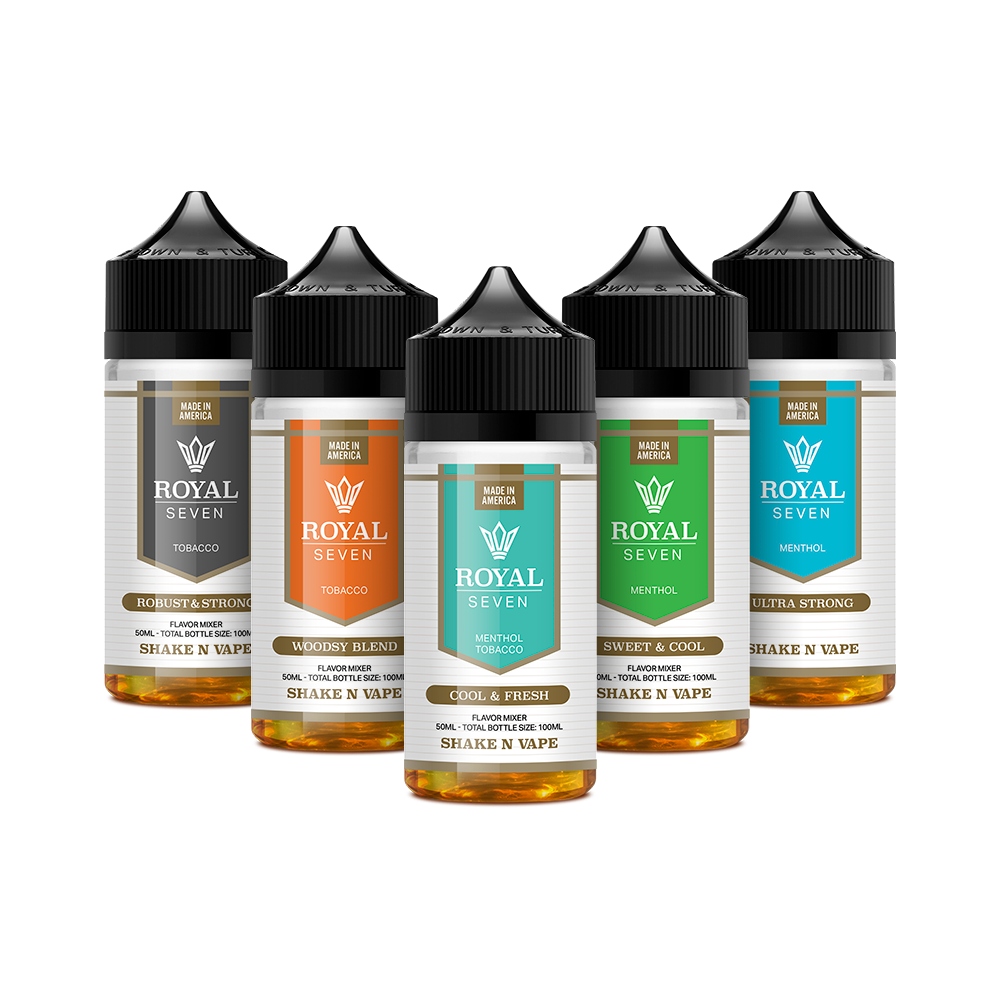 royal raz flavors Seven Shake N Vape – Vaprzon Global Size:10 Pack Gami Lost Mary MO5000 NJOY DAILY Rich Tobacco تبغ فرنسي