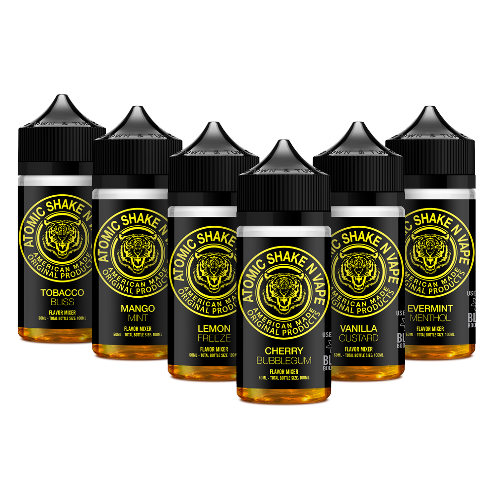 Shake and Vape Atomic shape 50ml - 100ml bottle