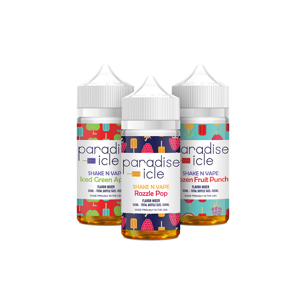 Paradise-Icle Shake N Vape Flavors